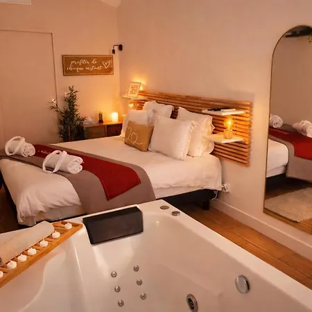 公寓 Perle Dazur Jacuzzi Parking Prive 5min