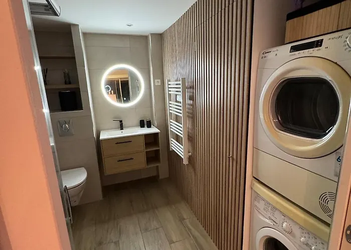 公寓 Perle Dazur Jacuzzi Parking Prive 5min